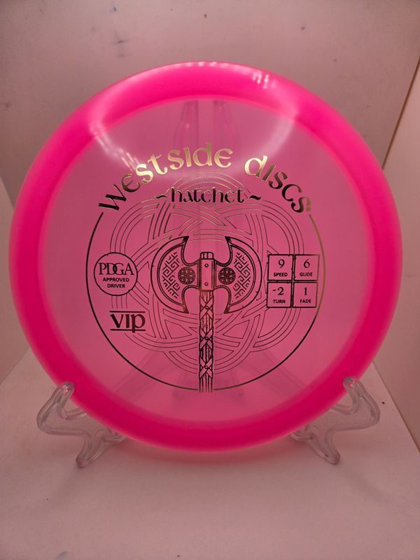 Westside Discs Stamped Hatchet – VIP Pink 169g