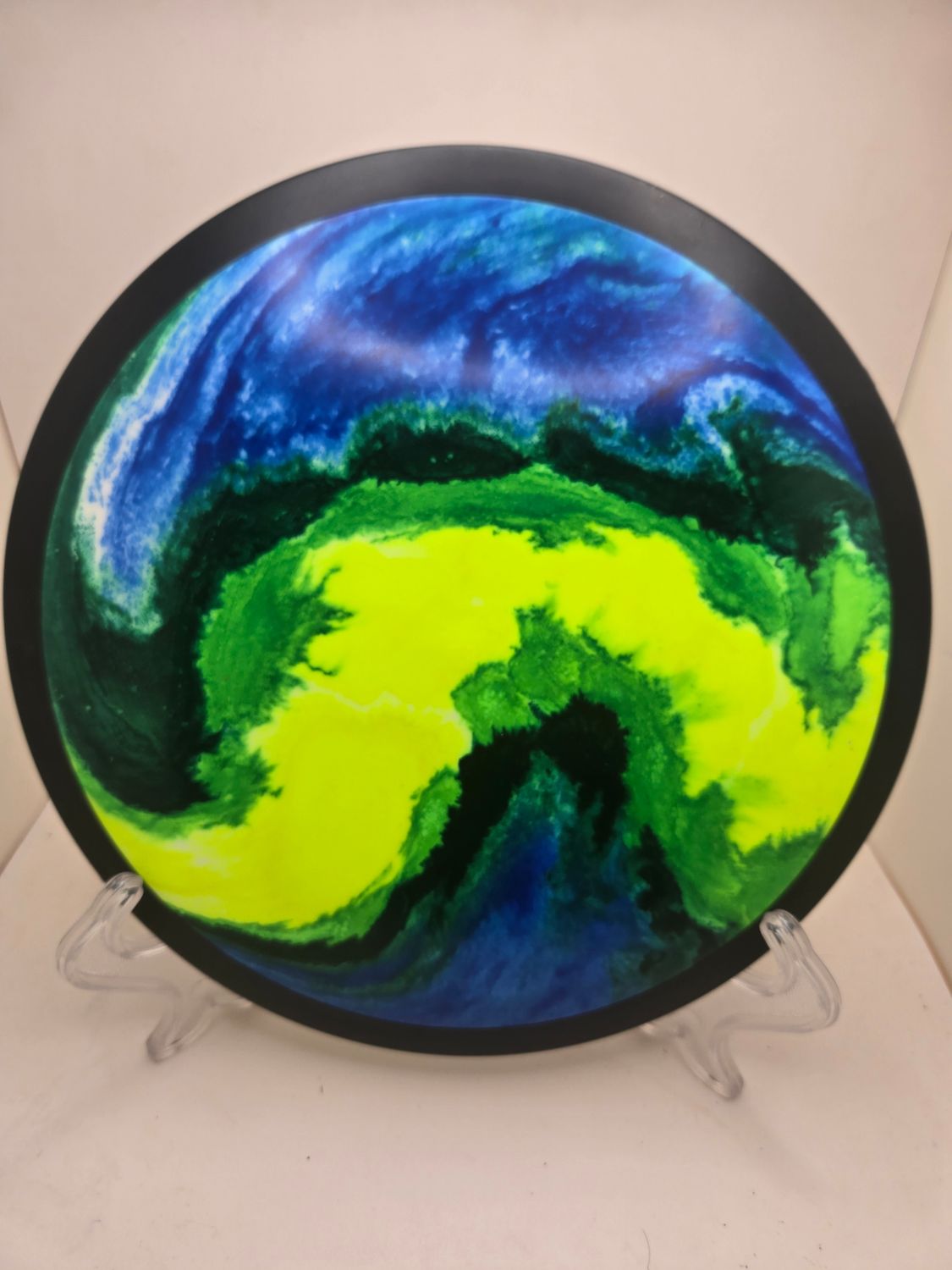 MVP Discs Dyed Blue/Green/Yellow dyed by Dyelicious Discs Wave Fission 174g