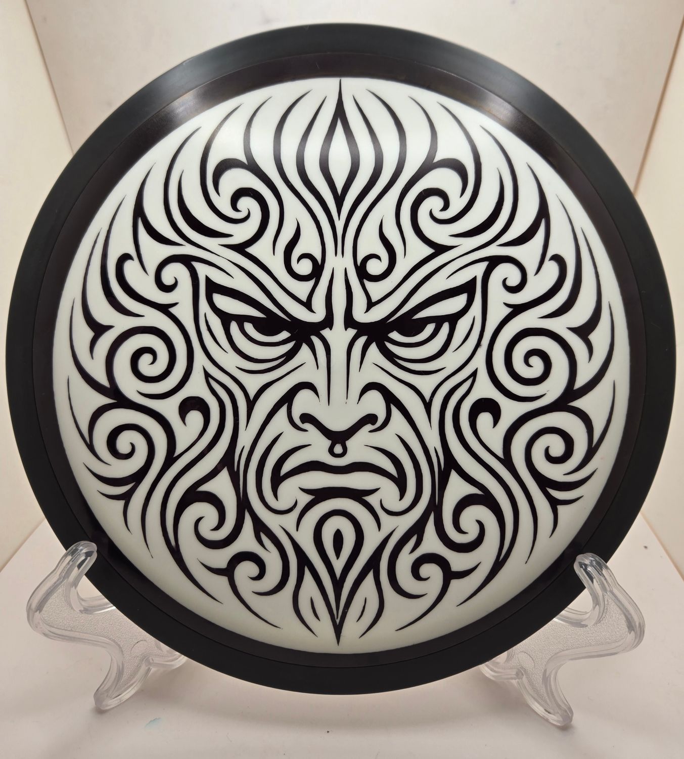 MVP Discs Fission Wave "Ward off all Evil Trees Take 2" Dyed Black and White 173g