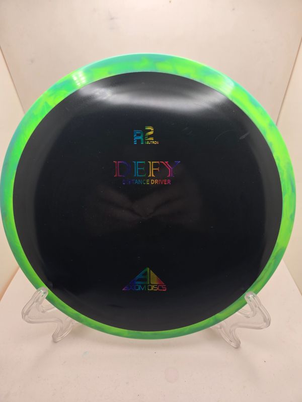Axiom Discs R2 Defy 2025 Gyropalooza Black with Swirly green rim 166g