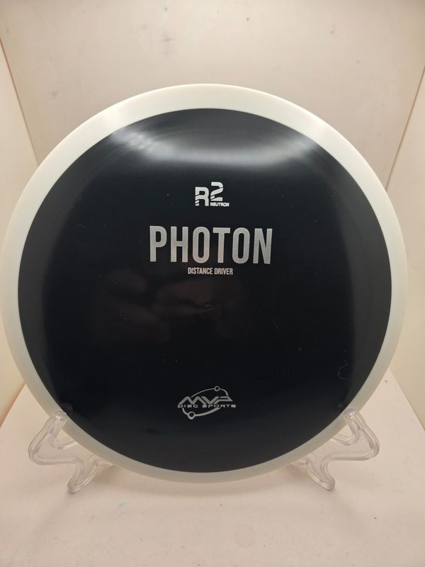MVP Discs R2 Photon Black with White Rim Plasma 167g