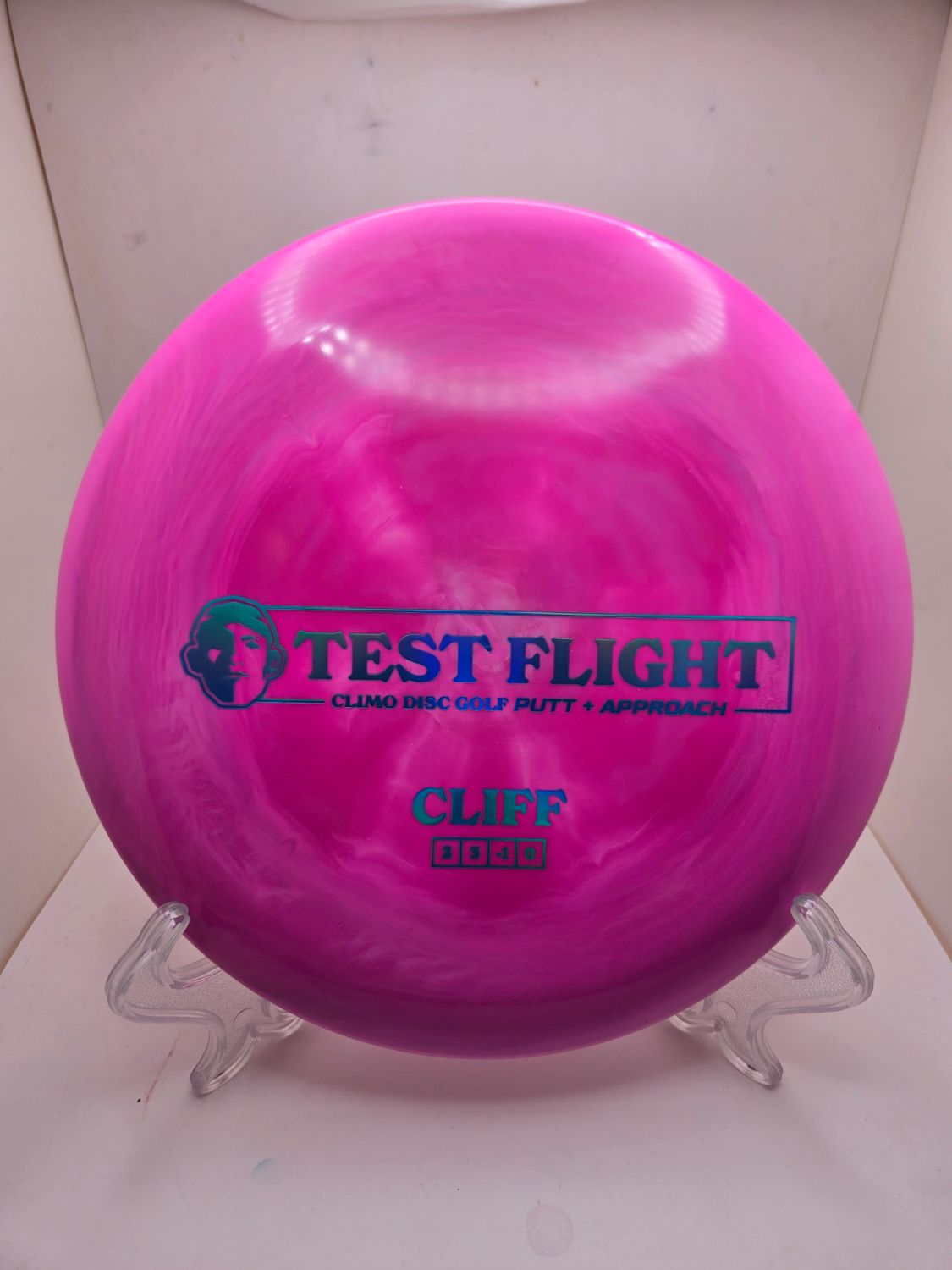 Climo Discs Test Flight Cliff Signature Line Pink Swirly 175g