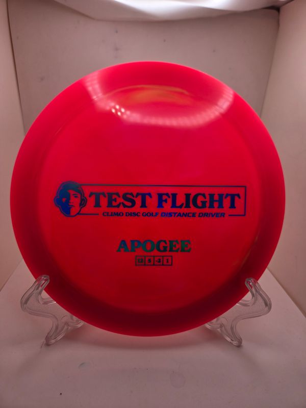 Climo Discs Test Flight Apogee  Signature Line Bright Salmon Swirly 174g
