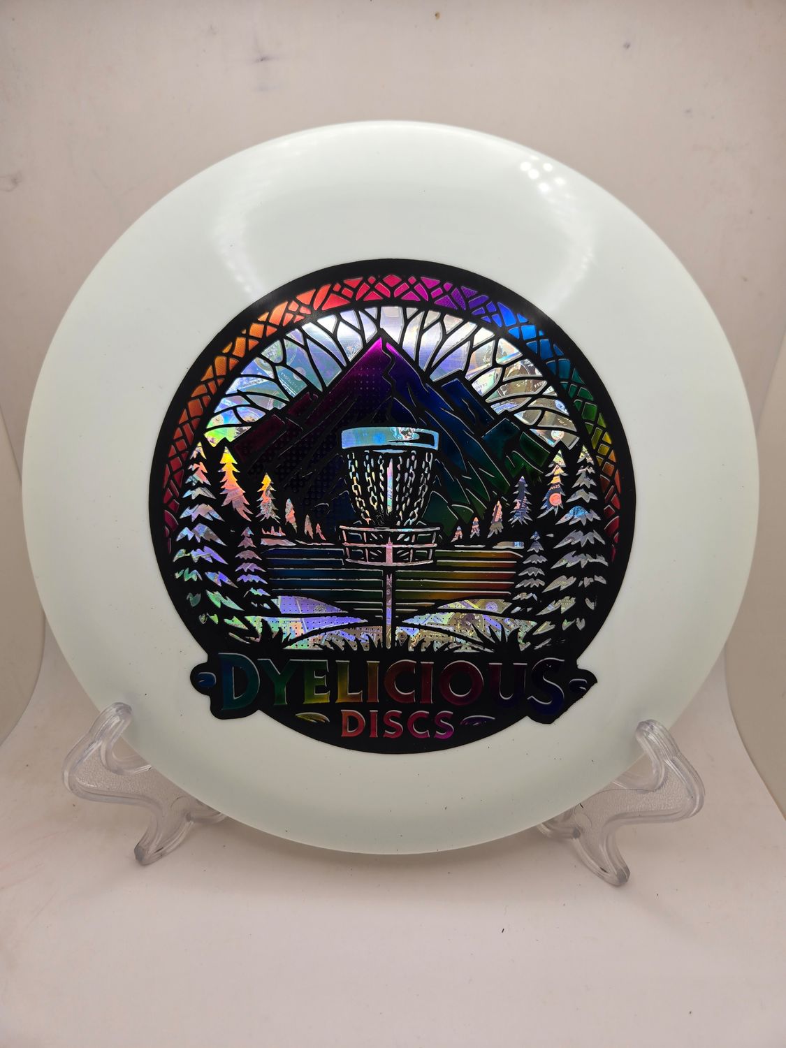 Innova Discs Triple Foil 1 of 1 Dyelicious Discs Stamped Star Firebird White with Gradient background and Money Stamp 173-175g