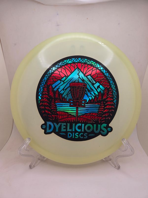 Innova Discs 1 of 1 Triple Foil Dyelicious Discs Stamped Proto Glow Mako3 Red Streak and Teal Stamp 180g