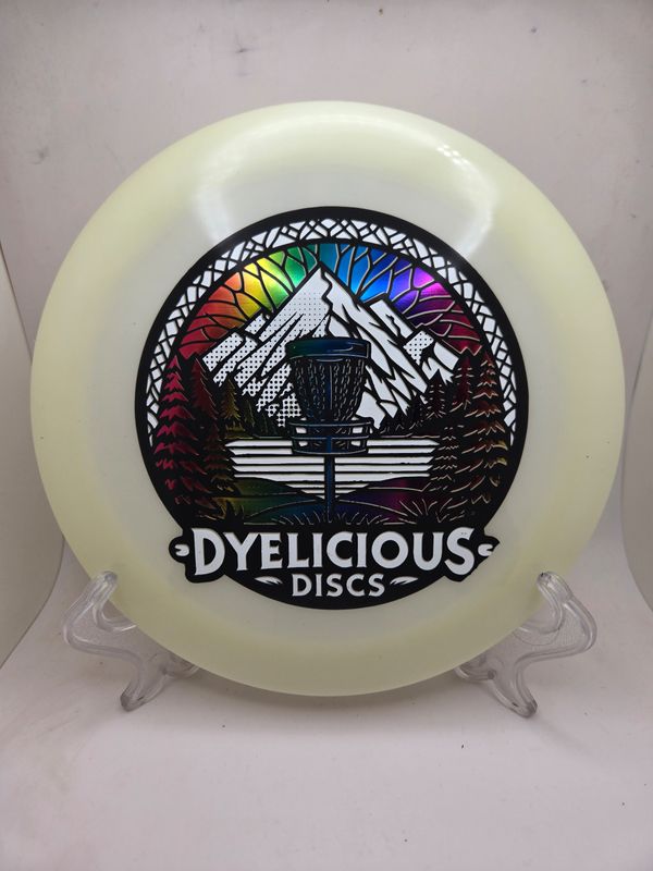 Innova Discs Triple Foil 1 of 1 Dyelicious Discs Glow Destroyer with Gradient Background and White Stamp 173-175g