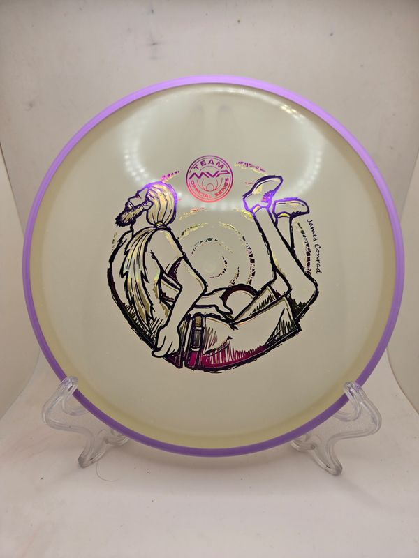 MVP Discs Detour – Particle Eclipse Detour - James Conrad Team Series - Bendy James Dyed Purple Rim 170g