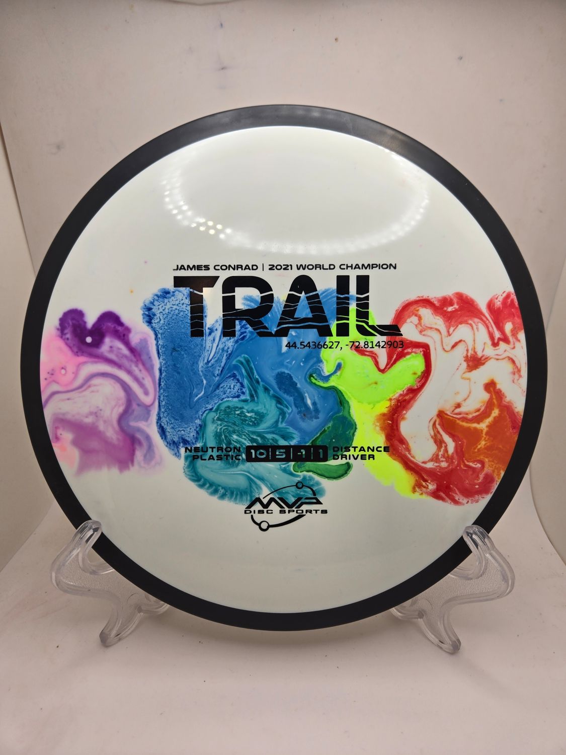 MVP Discs Neutron Trail Dyed Rainbow Burst 169g