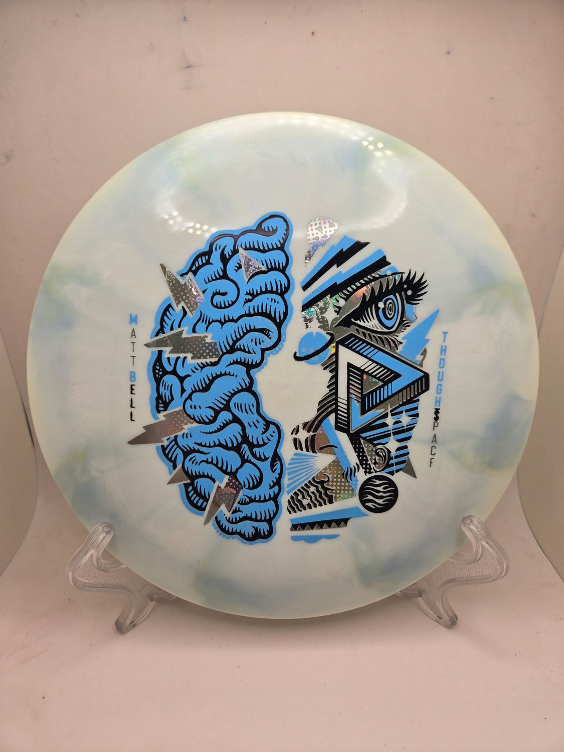 Thought Space Athletics Nebula Matt Bell Synapse Light Blue Swirl 169g