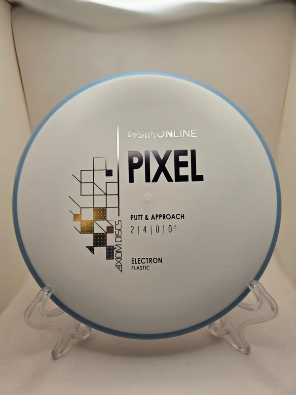 Axiom Discs- Simon Line - Electron Pixel - Stock White with Blue Rim 175g