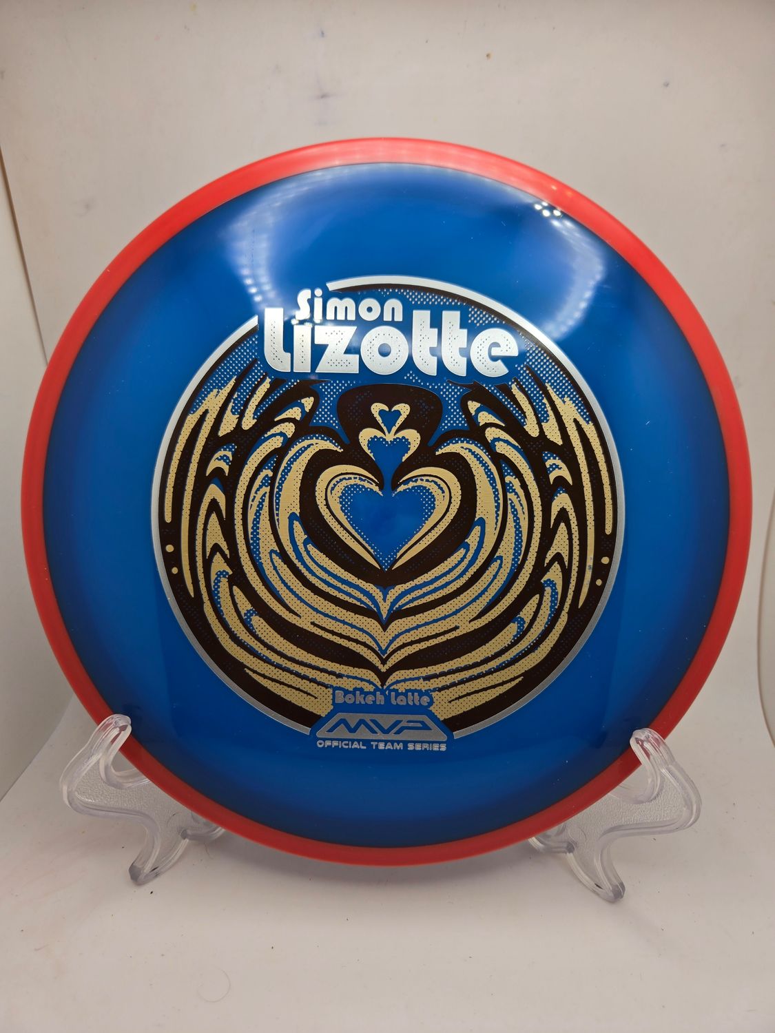 Axiom Neutron Bokeh - Simon Lizotte Team Series Blue Plate Red Rim 168g