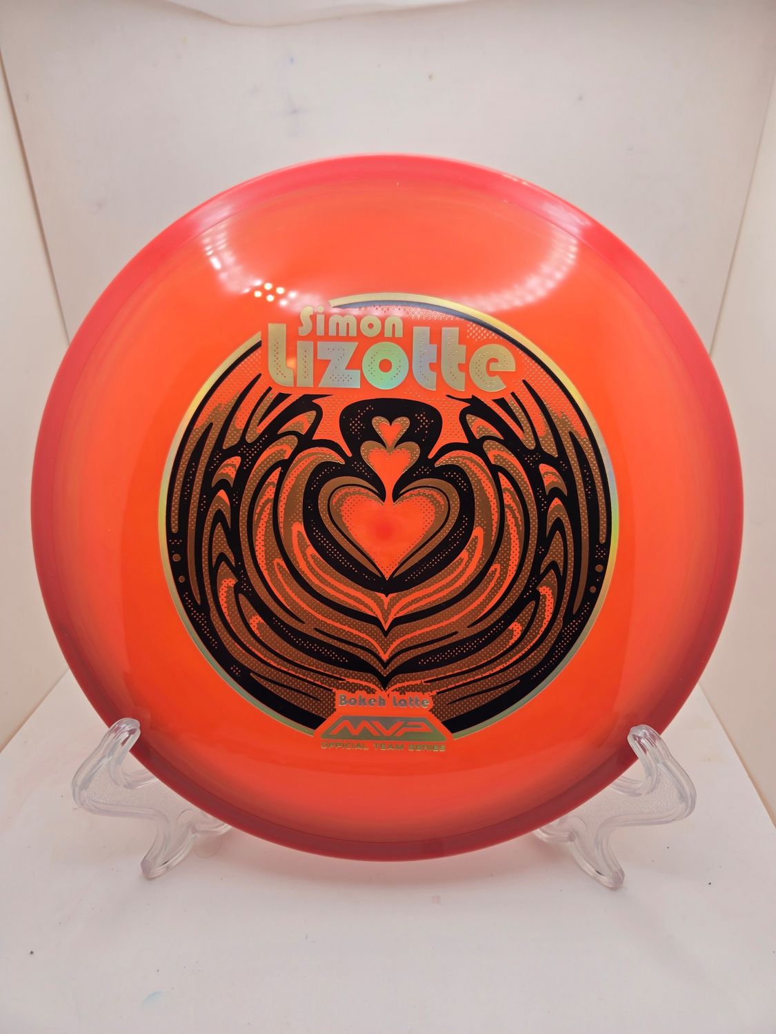 Axiom Neutron Bokeh - Simon Lizotte Team Series Orange Plate Red Rim 174g