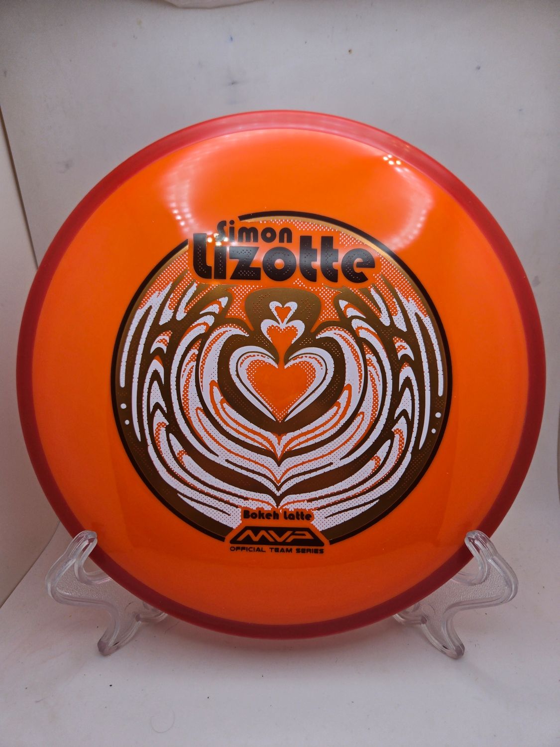 Axiom Neutron Bokeh - Simon Lizotte Team Series Orange Plate Red Rim 175g