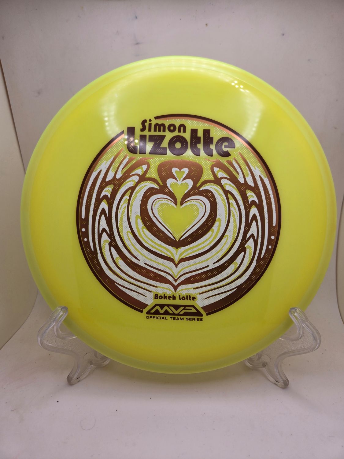 Axiom Neutron Bokeh - Simon Lizotte Team Series Yellow Plate Yellow Rim 168g