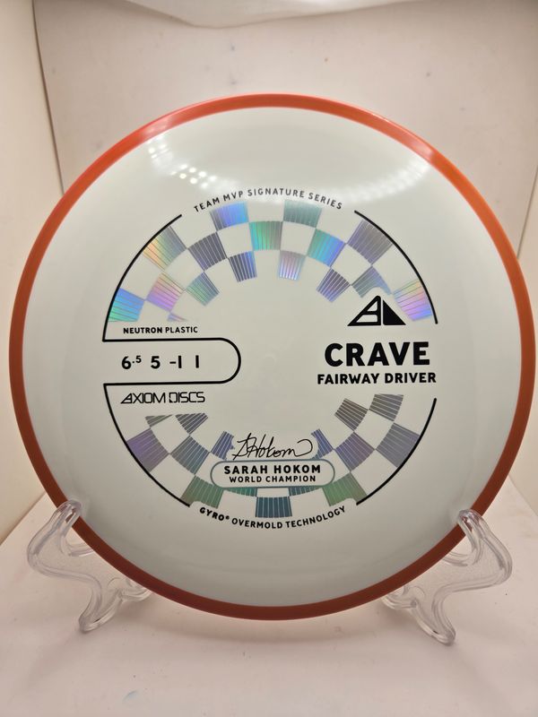 Axiom Discs Neutron Crave White Plate Orange Rim 172g