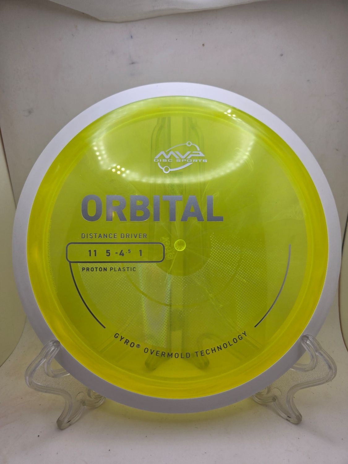 MVP Orbital Dayglow Yellow Proton Orbital 168g