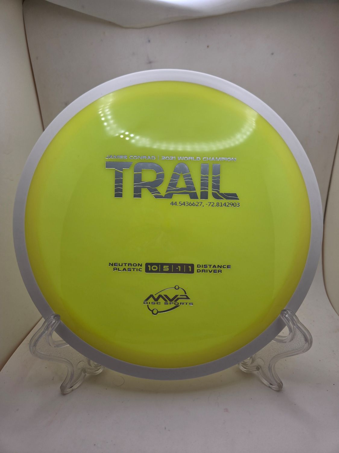MVP Discs Neutron Trail Yellow 168g