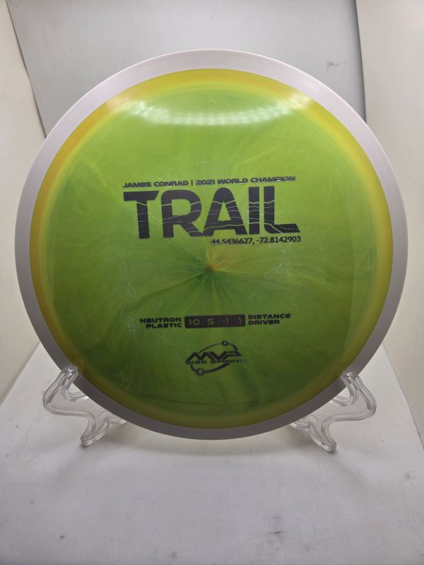 MVP Discs Neutron Trail Yellow/Green Swirly 173g