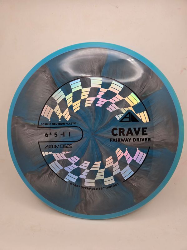 Axiom Discs Cosmic Neutron Crave Grey/Blue with Blue Rim 166g