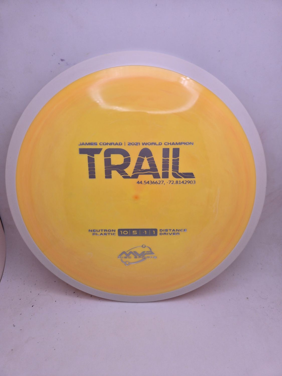 MVP Discs Neutron Trail Swirly Yellow/Orange 173g