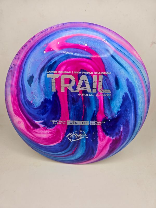 MVP Discs Neutron Trail Dyed Pink/Purple Swirl 174g