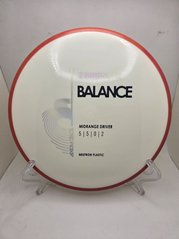 Axiom Discs Neutron Balance Stock White with Red Rim 176g