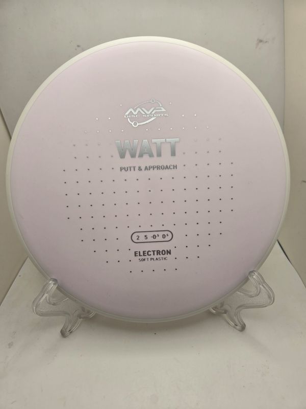 MVP Discs Electron Watt Soft Light Pink/White Rim 170g