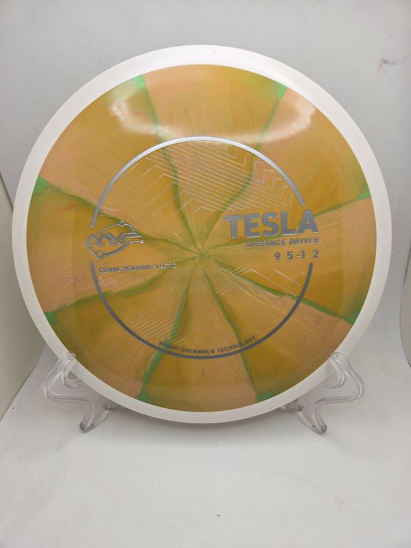 MVP Discs Tan/Green Tesla Cosmic Neutron 168g
