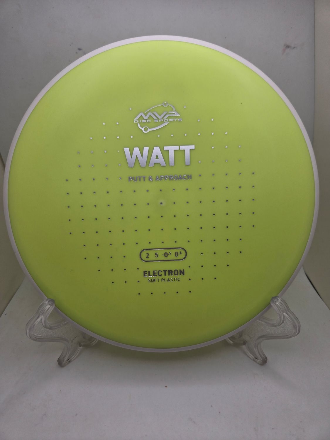MVP Discs Electron Watt Soft Yellow/White Rim 174g