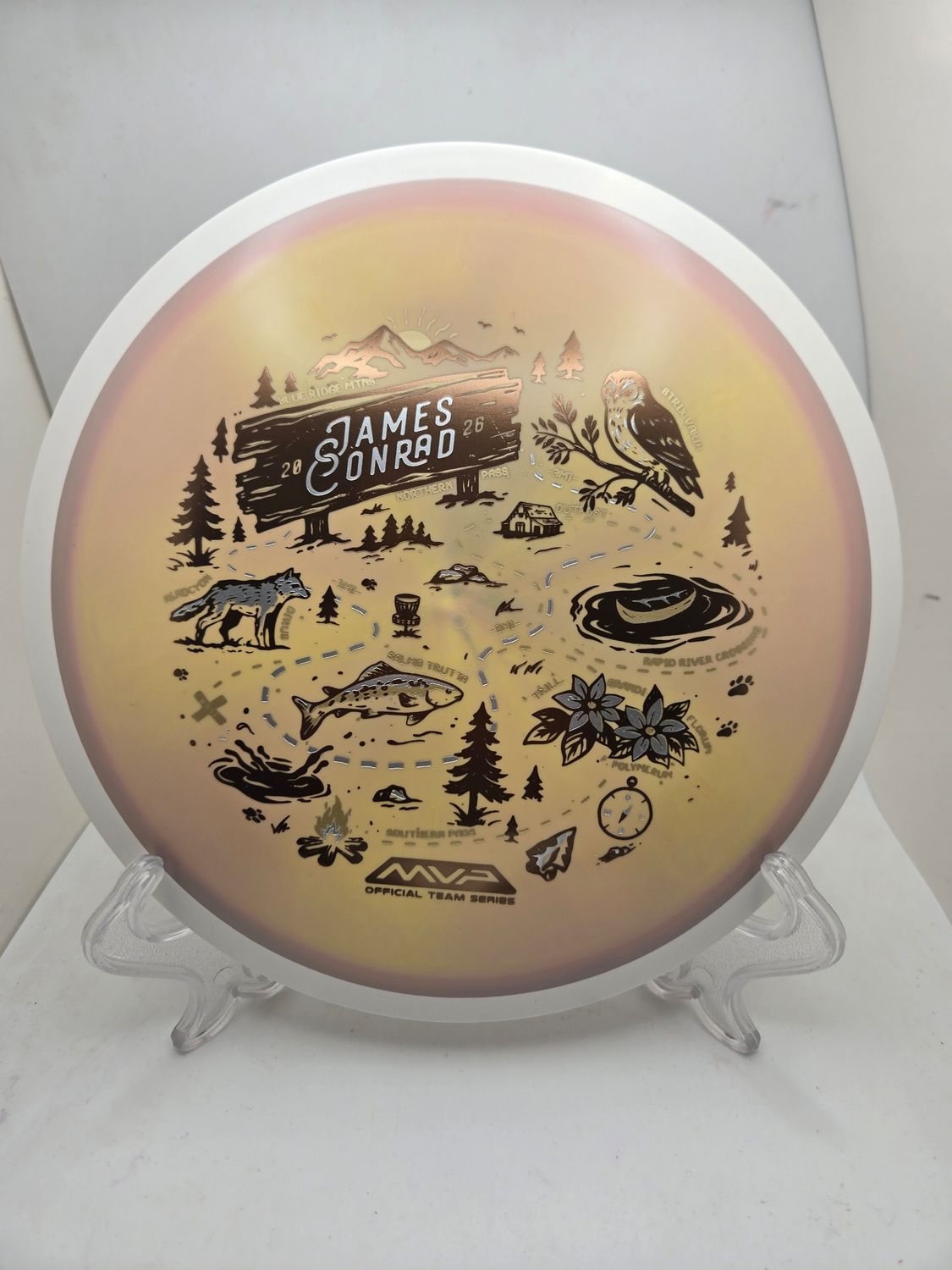 MVP Fission Trail - James Conrad Team Series 2026 Tan with Purple 161g