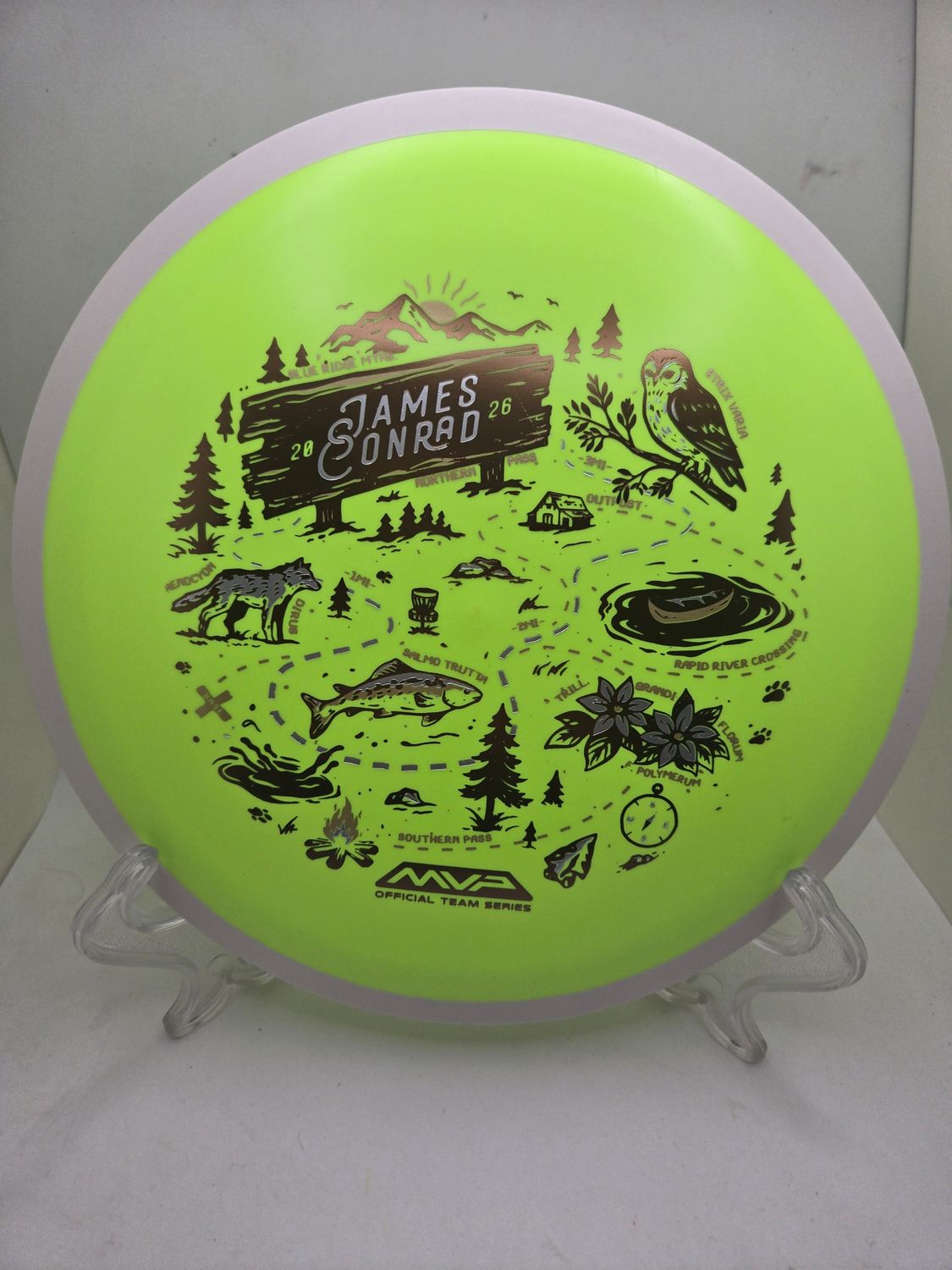 MVP Fission Trail - James Conrad Team Series 2026 Dayglow Yellow 155g