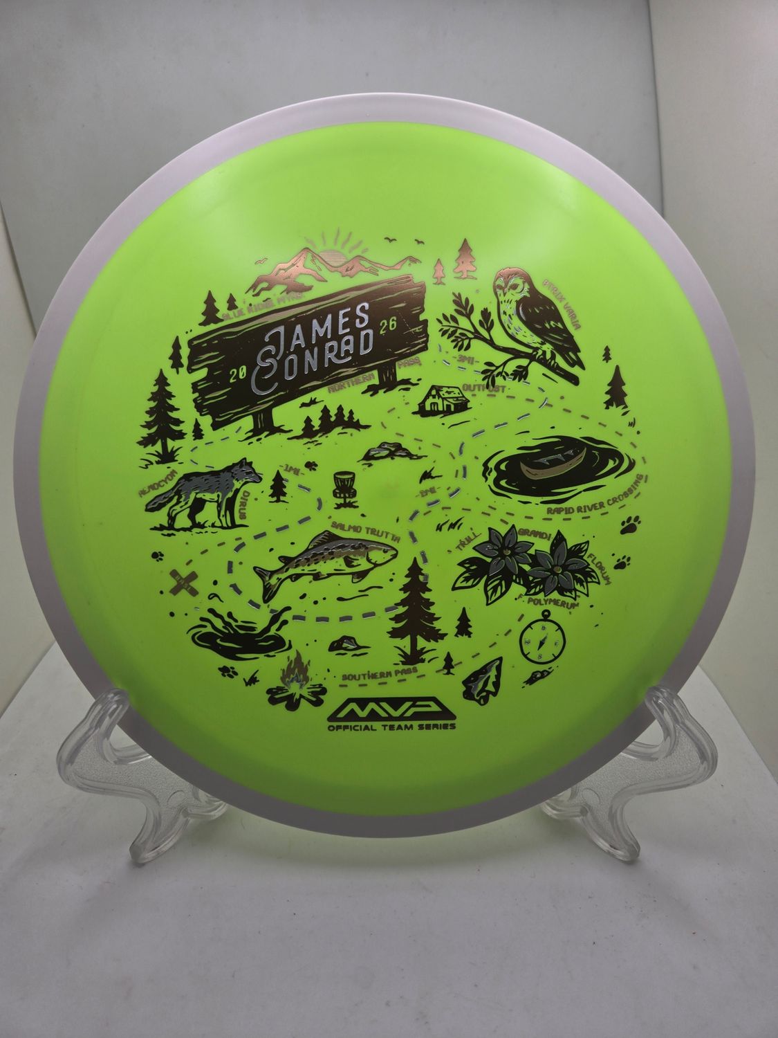 MVP Fission Trail - James Conrad Team Series 2026 Dayglow Yellow 155g