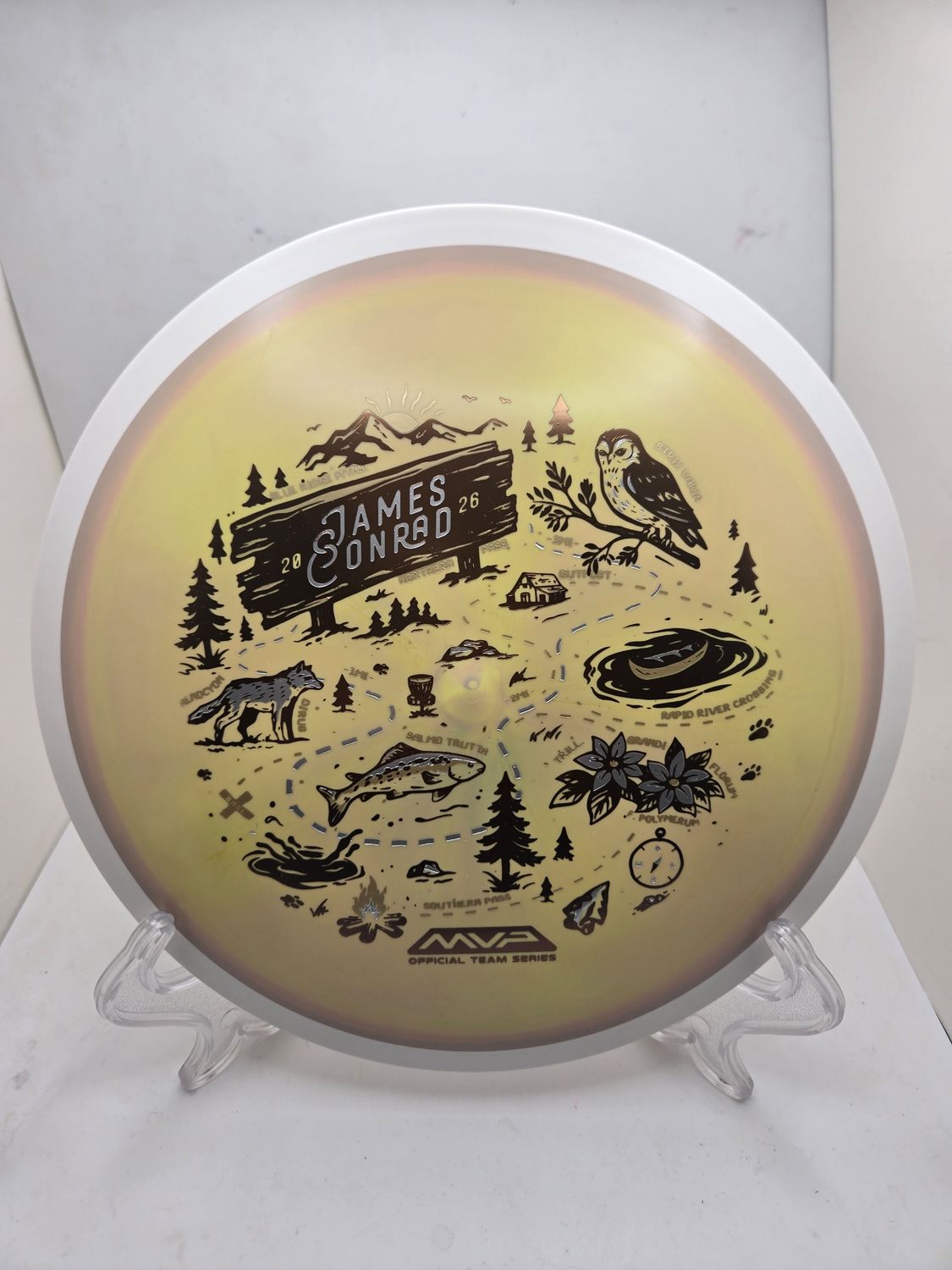 MVP Fission Trail - James Conrad Team Series 2026 Tan Purple 155g