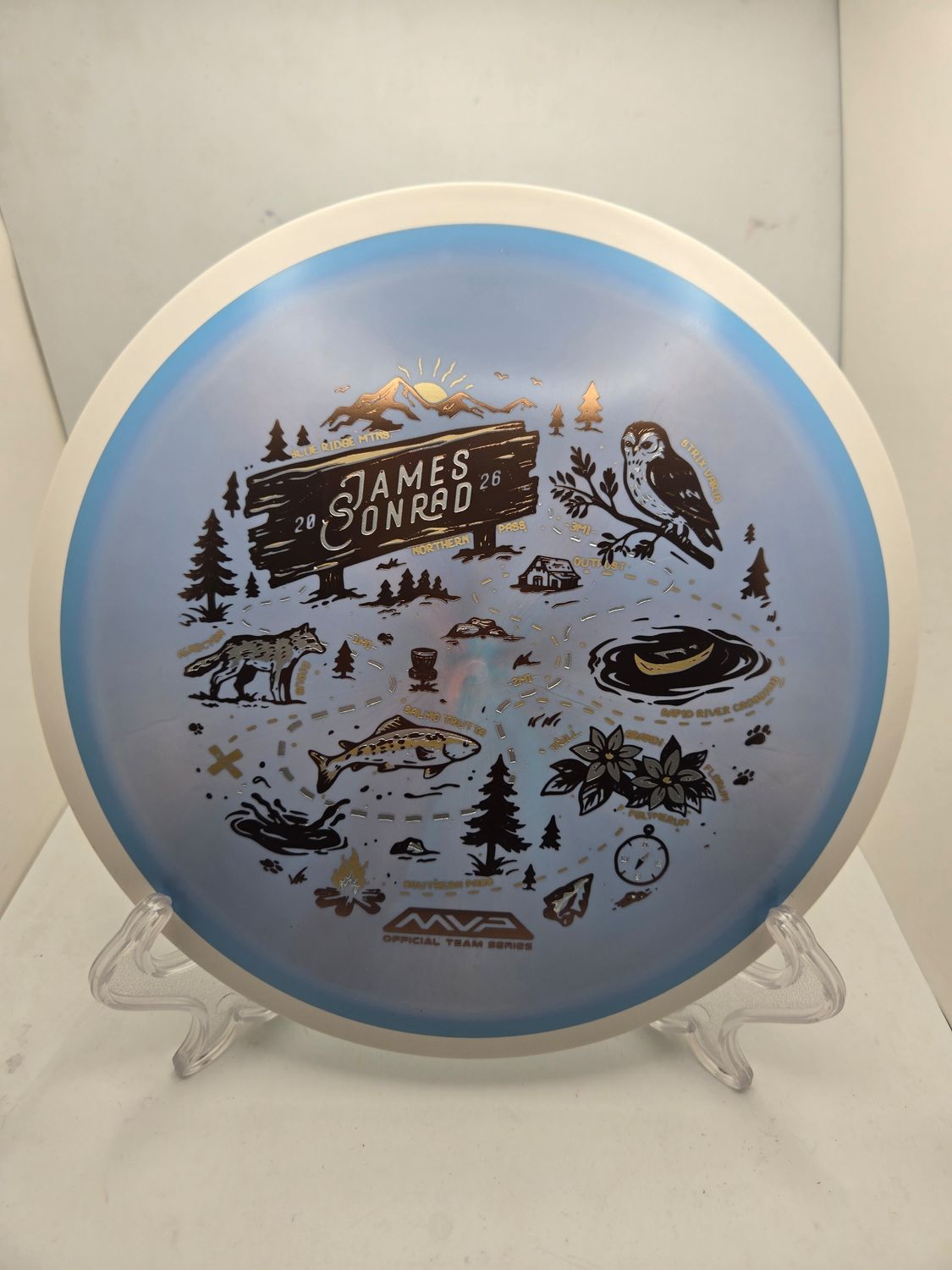 MVP Fission Trail - James Conrad Team Series 2026 Swirly Blue 162g