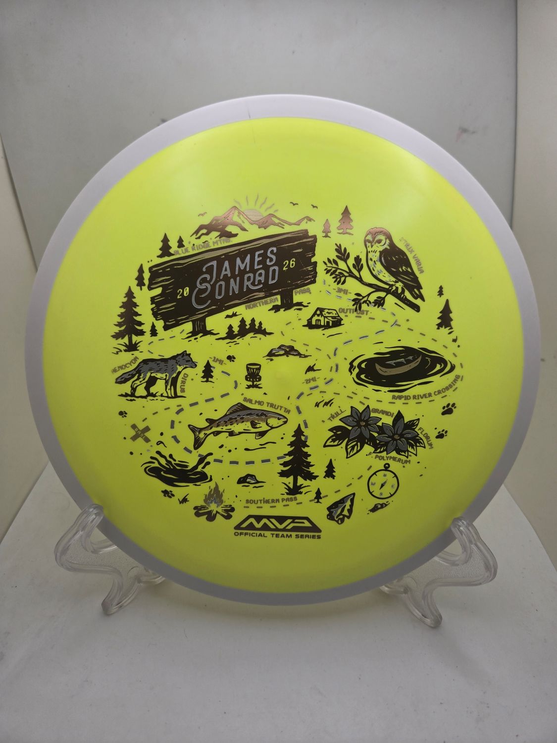 MVP Fission Trail - James Conrad Team Series 2026 Yellow 150g