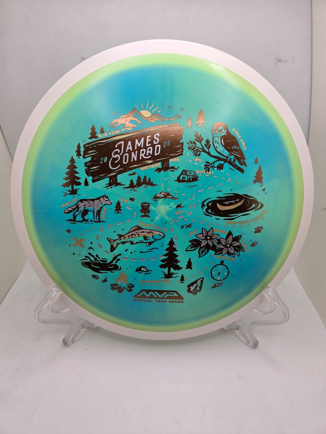 MVP Fission Trail - James Conrad Team Series 2026 Swirly Green Yellow 162g