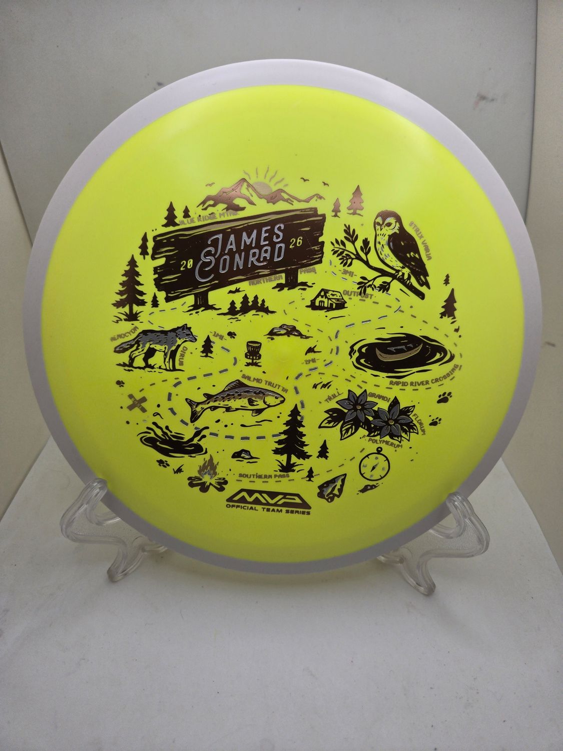MVP Fission Trail - James Conrad Team Series 2026 Yellow 163g