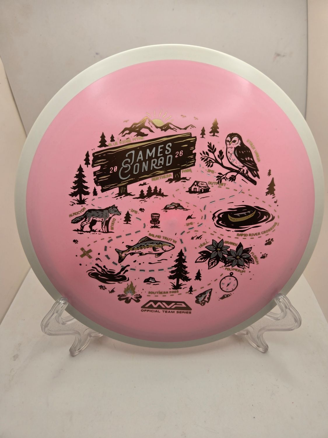 MVP Fission Trail - James Conrad Team Series 2026 Pink 150g