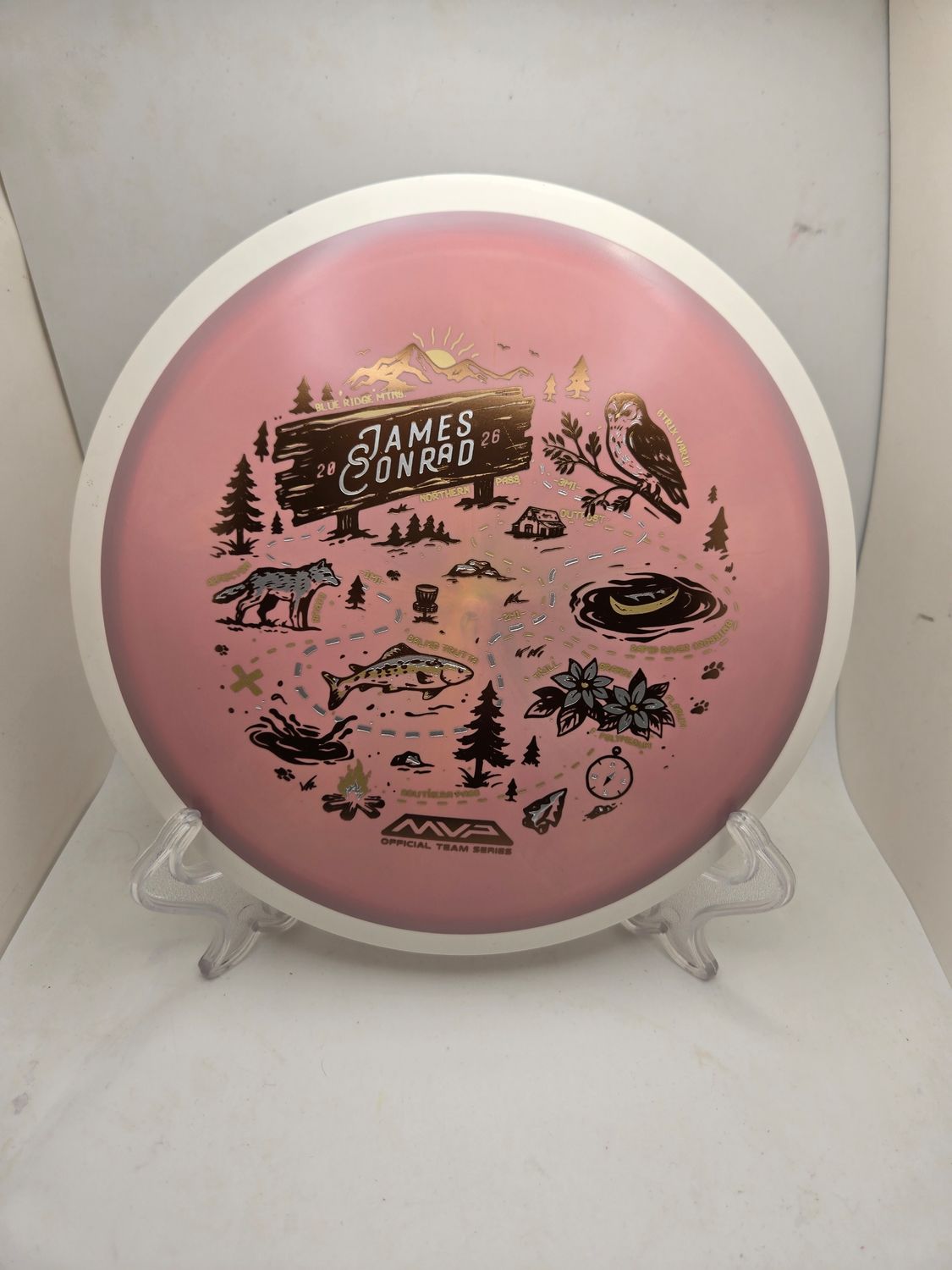 MVP Fission Trail - James Conrad Team Series 2026 Salmon Plum 162g