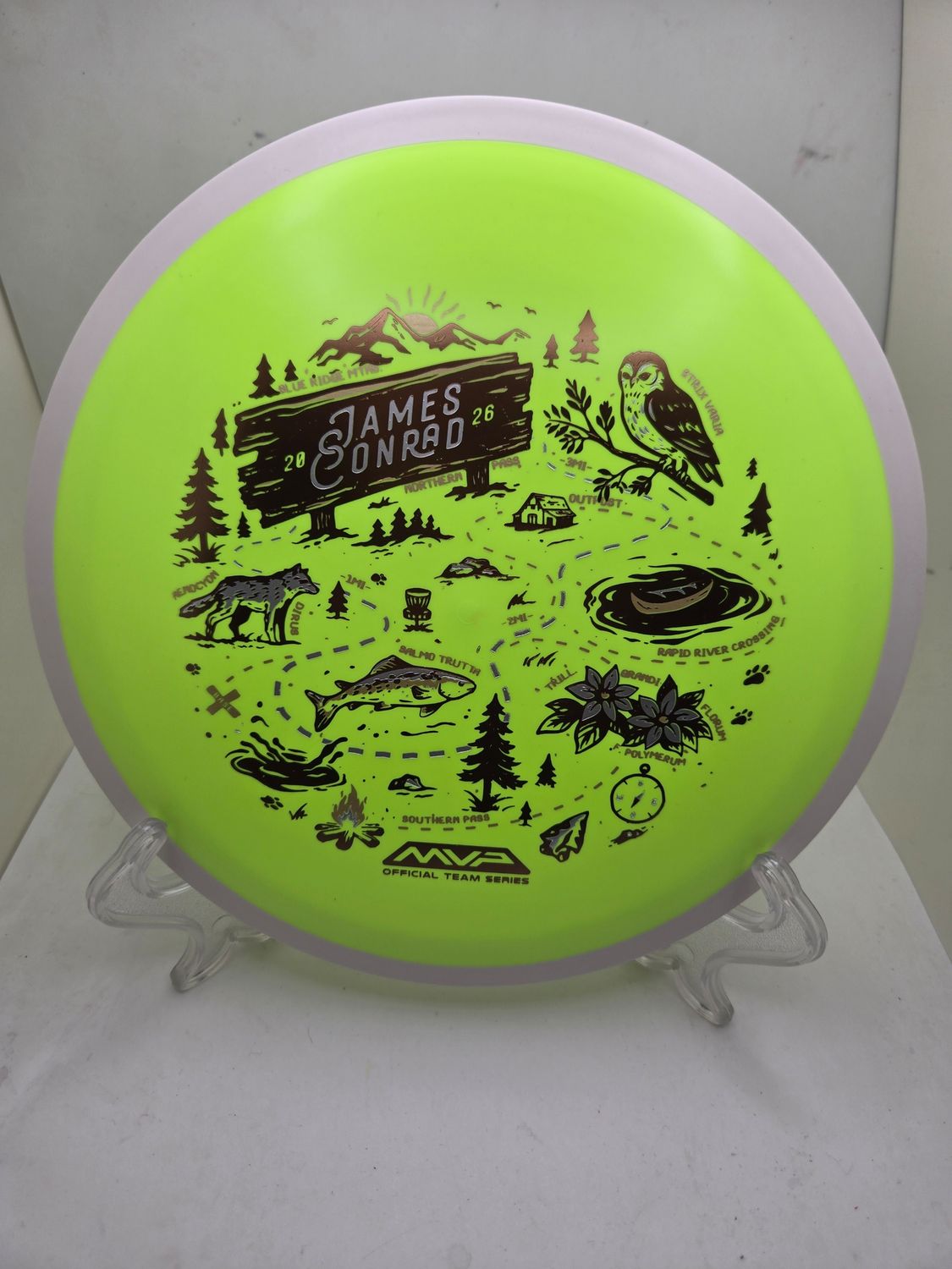 MVP Fission Trail - James Conrad Team Series 2026 Dayglow Yellow 155g