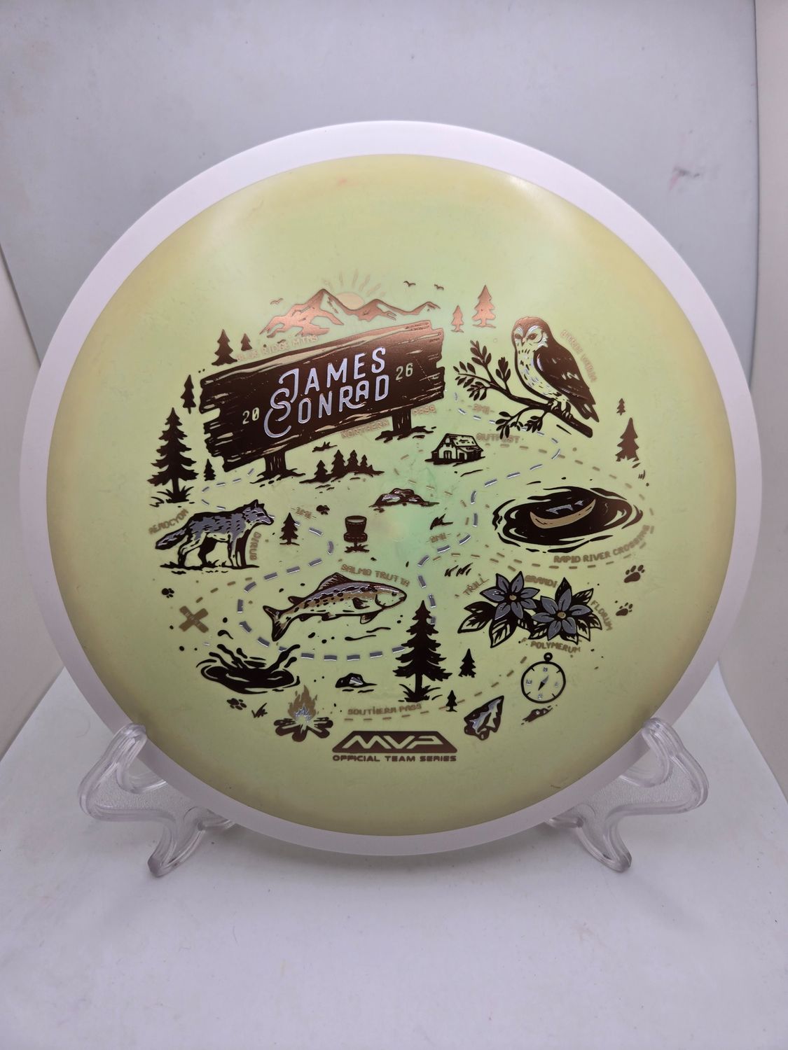 MVP Fission Trail - James Conrad Team Series 2026 Swirly Tan 169g