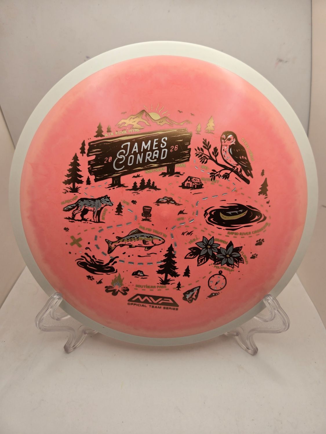 MVP Fission Trail - James Conrad Team Series 2026 Swirly Pink 168g