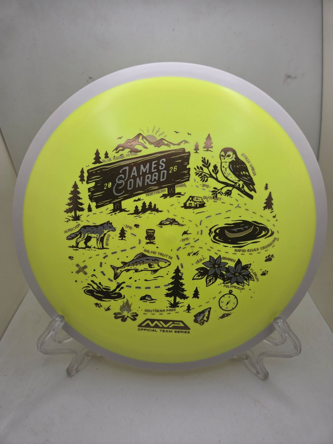 MVP Fission Trail - James Conrad Team Series 2026 Yellow 164g