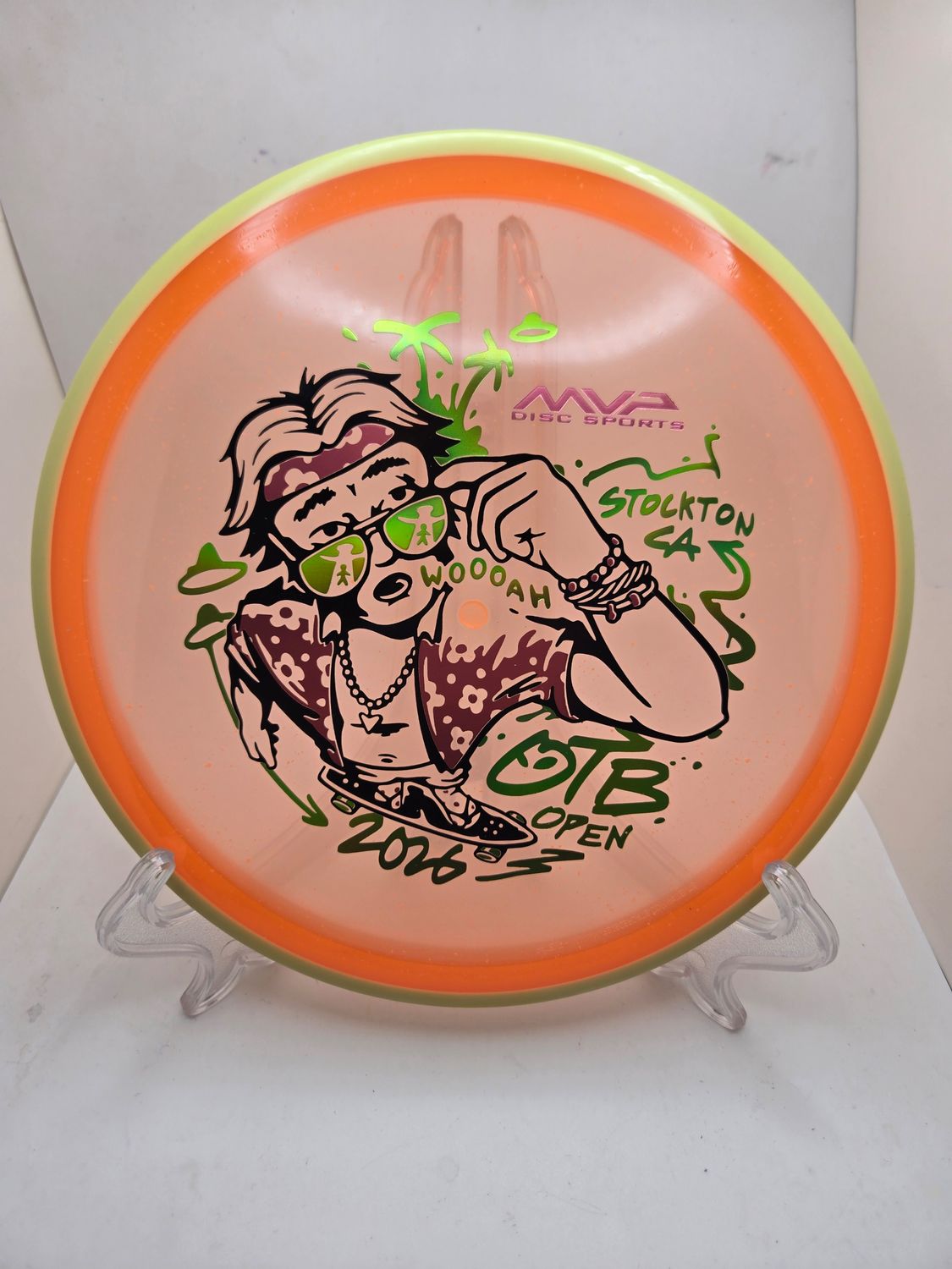 Axiom Particle Proton Soft Hex 2026 OTB Series Orange with Yellow Rim 176g