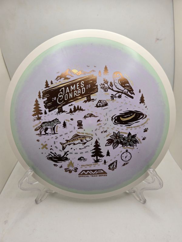 MVP Fission Trail - James Conrad Team Series 2026 Swirly Purple 169g