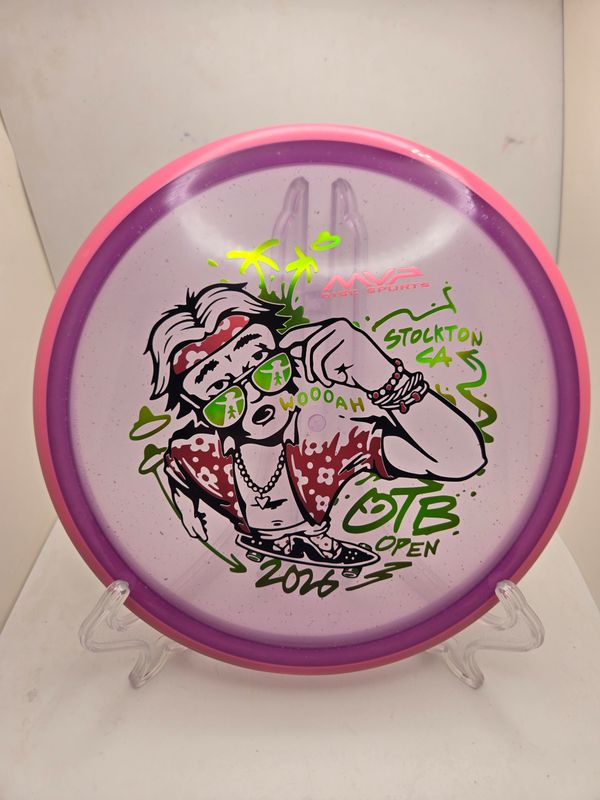 Axiom Particle Proton Soft Hex 2026 OTB Series Purple with Pink Rim 176g