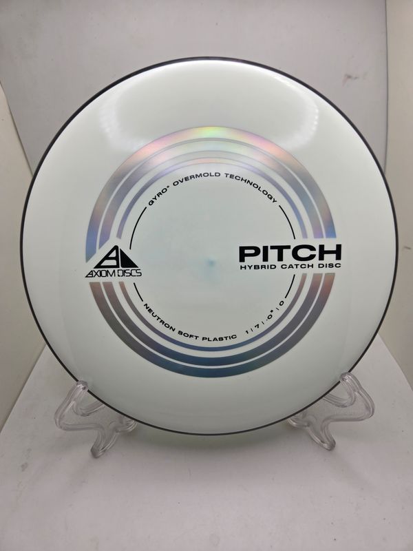 Axiom Discs Neutron Soft Pitch White with Swirly Black Rim 160g