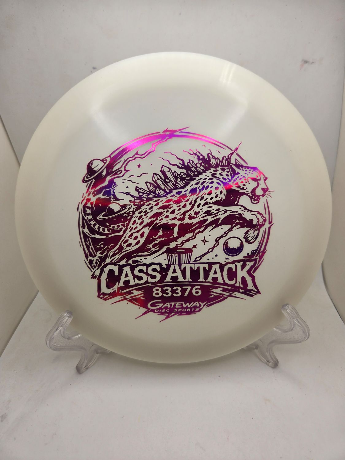 Gateway Discs Team Series Cass Attack White Glo Nxt Aura 168g