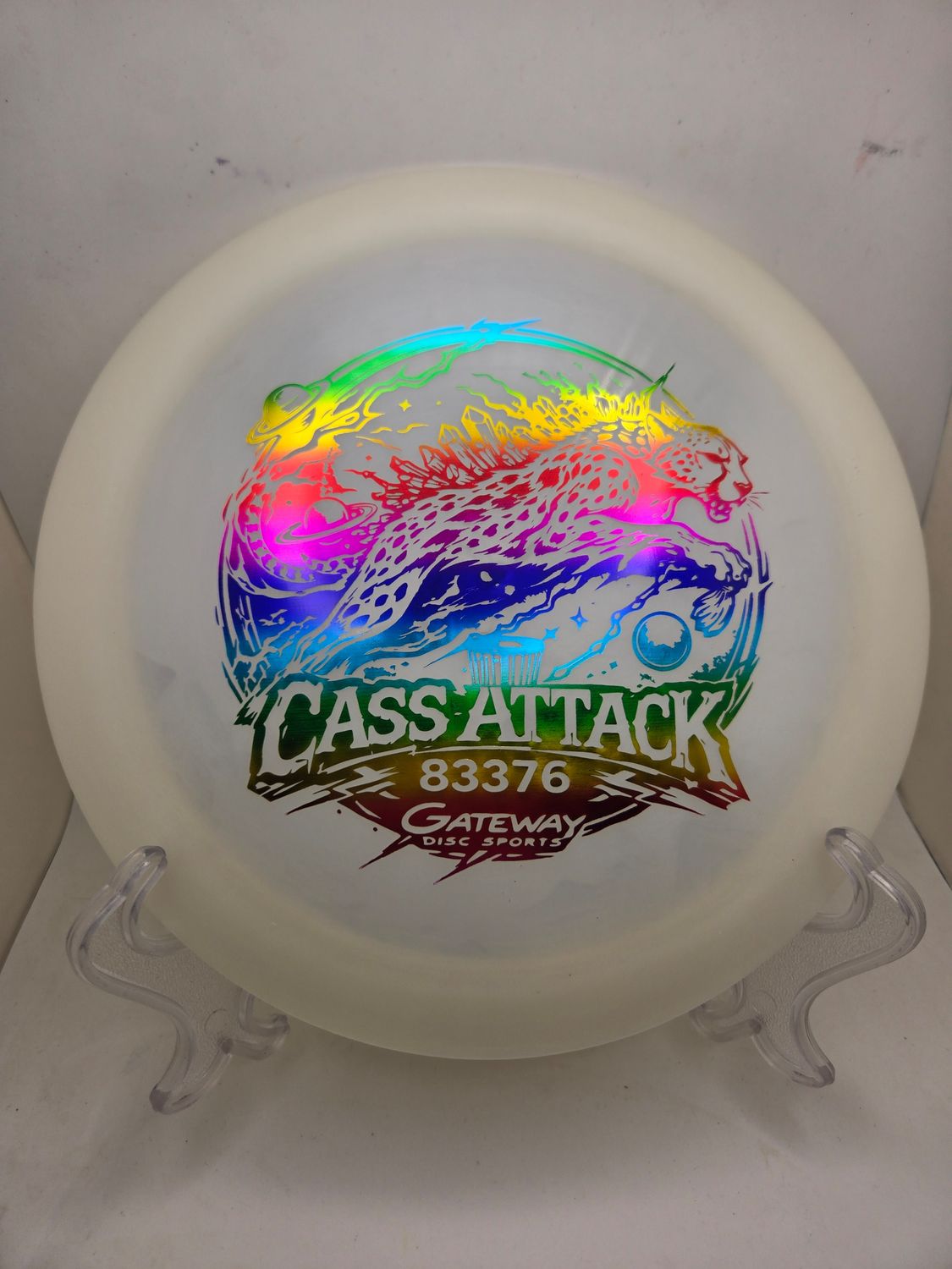 Gateway Discs Team Series Cass Attack White Glo D Aura 173g