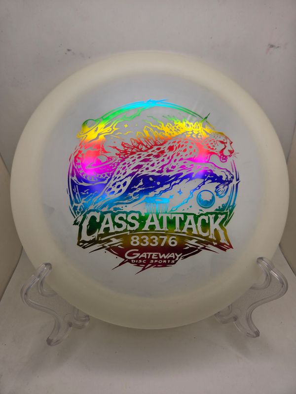 Gateway Discs Team Series Cass Attack White Glo D Aura 173g